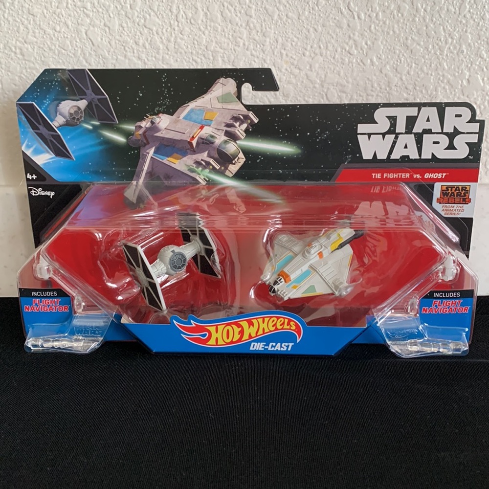 2014 Mattel Hot Wheels Disney Star Wars Tie Fighter vs. Ghost
